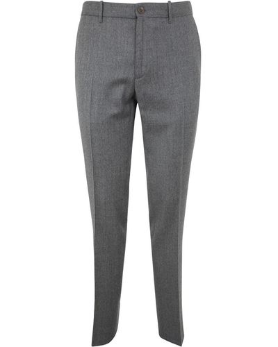 Incotex Smart Flannel Pants - Gray