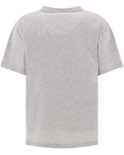Alexander Wang Light Cotton T-Shirt - Gray