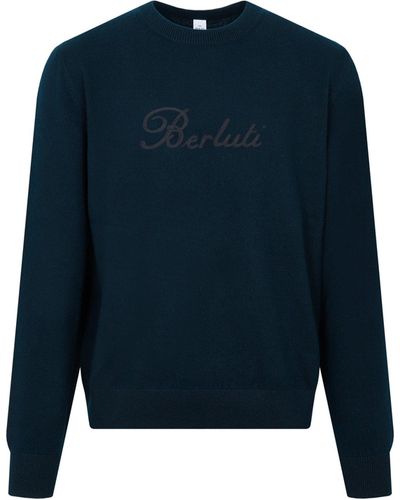 Berluti Cashmere Sweater - Blue