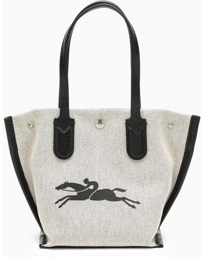 Longchamp Xs Essential Natural/ Tote Bag - Metallic