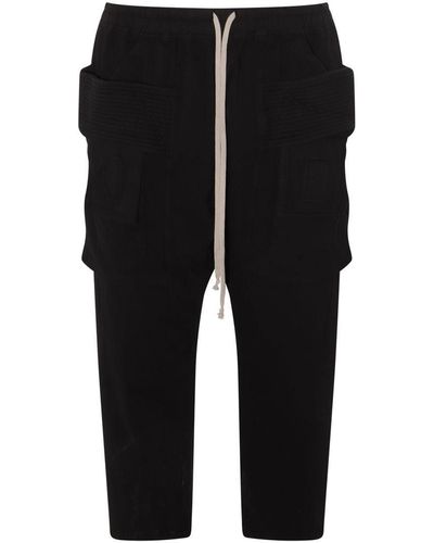 Rick Owens DRKSHDW Cotton Trousers - Black