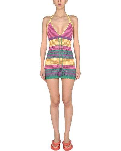 Gallo Mini Striped Dress - Multicolour