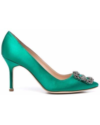 Manolo Blahnik Court Shoes - Green