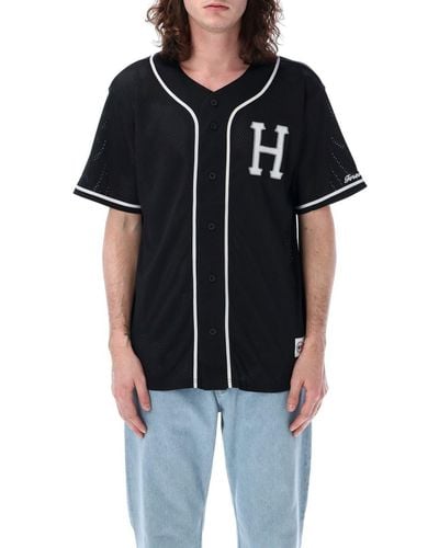 Huf Baseball Mesh Shirt - Black