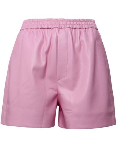 Nanushka Rose Polyester Shorts - Pink