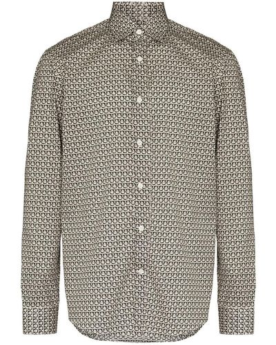 Ferragamo Cotton Shirt - Gray
