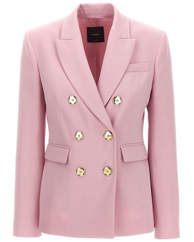 Pinko Granato Blazer And Suits - Pink