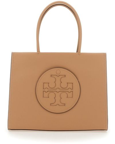 Tory Burch Small Eco Ella Shopping Bag Color Leather - Brown
