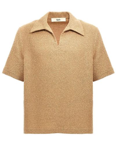 Séfr 'Mate' Polo Shirt - Natural