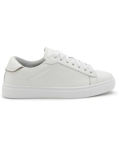 Fabiana Filippi Dalila Leather Sneakers - White