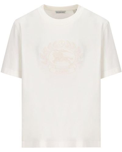 Burberry T-Shirts And Polos - White