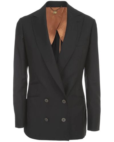 Maurizio Miri Katrine Double Breasted Jacket Clothing - Black