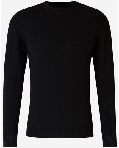 Sease Wool Knitted Sweater - Black