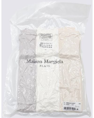 Maison Margiela Multipack Cotton T-Shirt - White