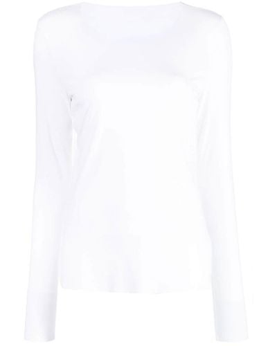Wolford Aurora Long Sleeve Pullover - White