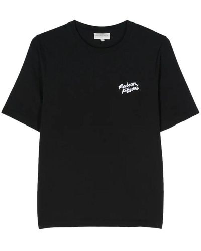 Maison Kitsuné Maison Kitsune' T-Shirts And Polos - Black