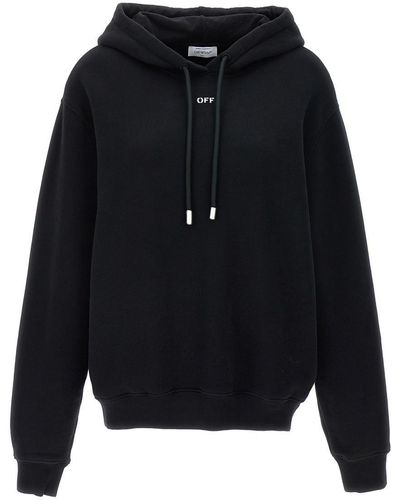 Off-White c/o Virgil Abloh Off- 'Diag Embr' Hoodie - Black