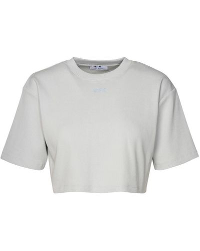 Off-White c/o Virgil Abloh Off- Cotton T-Shirt - Grey