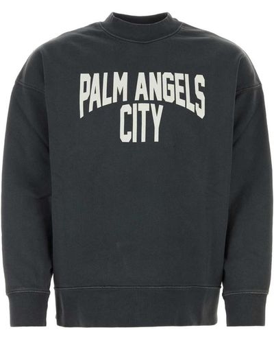 Palm Angels Sweatshirts - Black