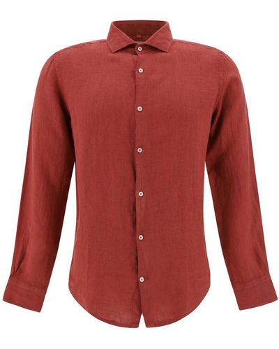 Brooksfield Shirts - Red
