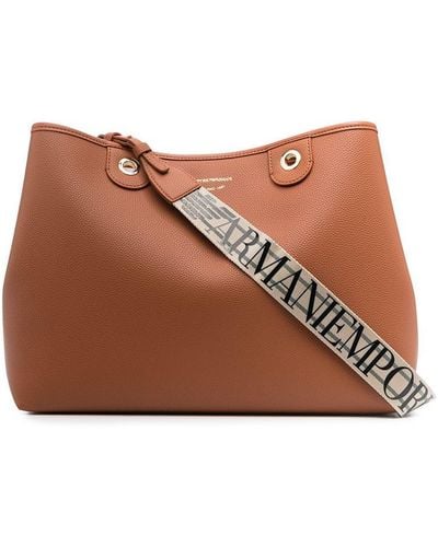 Balenciaga Myea Medium Shopping Bag - Brown