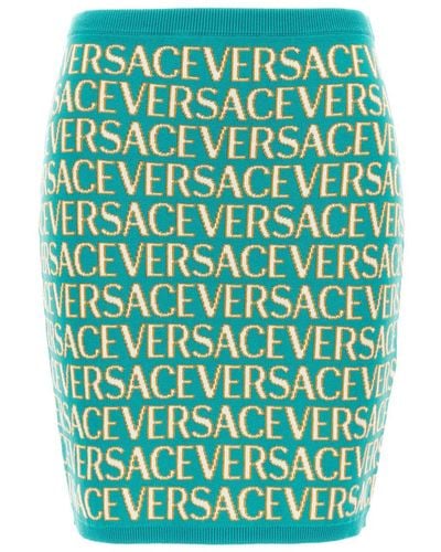 Versace Allover Skirts - Green
