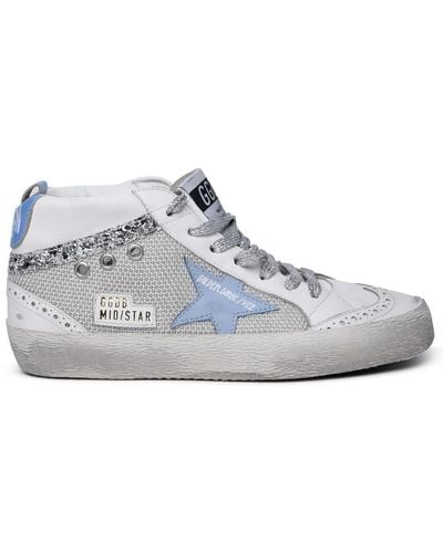 Golden Goose 'Mid-Star Classic' Leather Sneakers - White