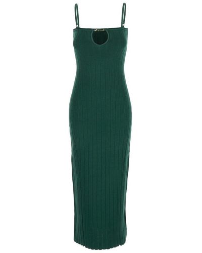 Jacquemus 'La Robe Sierra' Midi Dress - Green