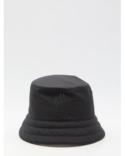 3 MONCLER GRENOBLE Bucket Hat - Black