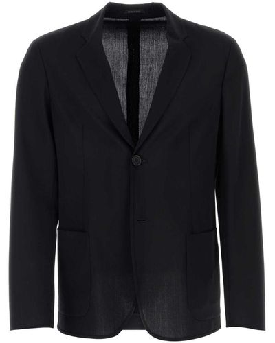 Giorgio Armani Jackets And Vests - Black