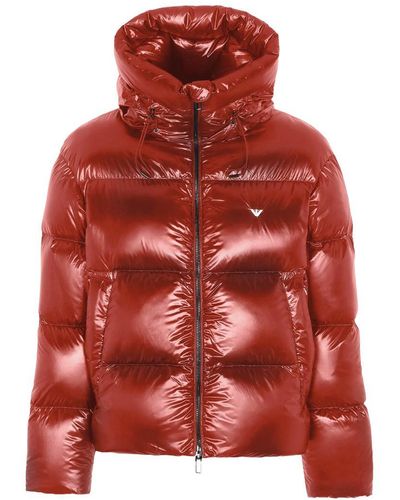 Emporio Armani Coats Brown - Red