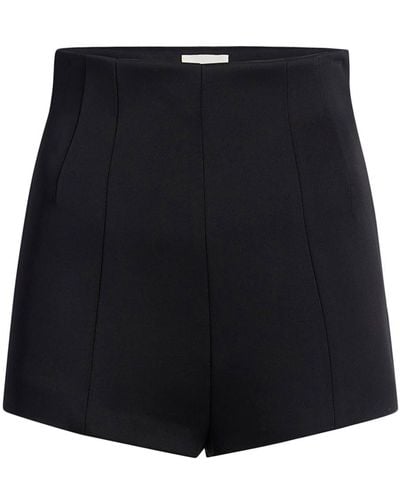Khaite High-Waisted Shorts - Black