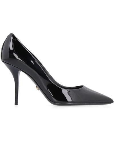 Dolce & Gabbana Patent Leather Pointy-toe Court Shoes - Black