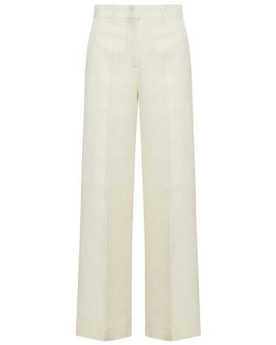 Jil Sander Tailored Trousers - White