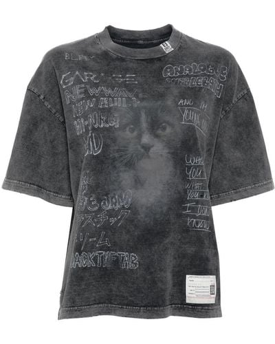 Maison Mihara Yasuhiro Bleached T-Shirt - Gray