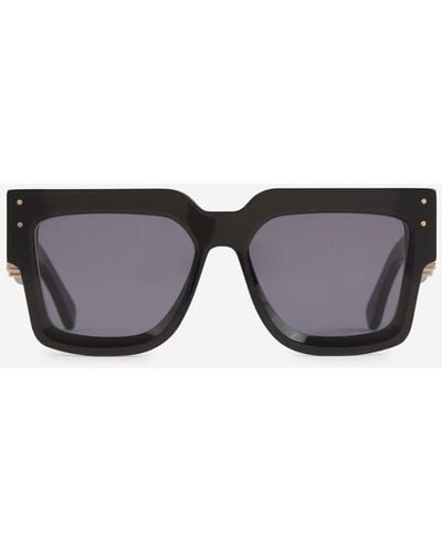 Amiri Jumbo Rectangular Sunglasses - Black