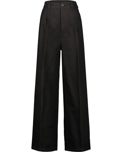 Maison Margiela Wide-Leg Tailored Pants - Black