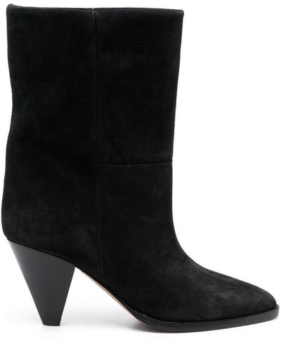 Isabel Marant 75mm Ankle Boots - Black