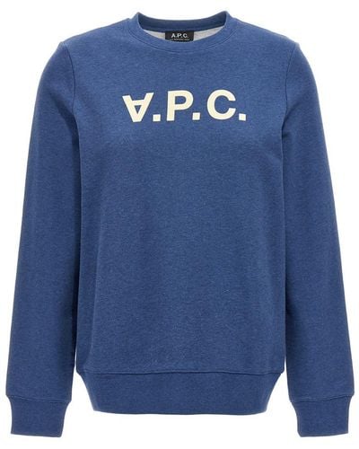 A.P.C. 'viva' Sweatshirt - Blue