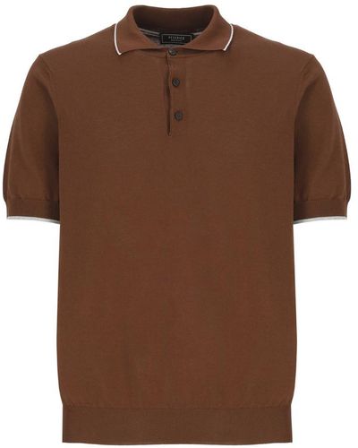 Peserico T-Shirts And Polos - Brown
