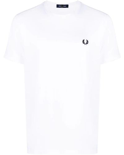 Fred Perry Fp Ringer T-Shirt - White