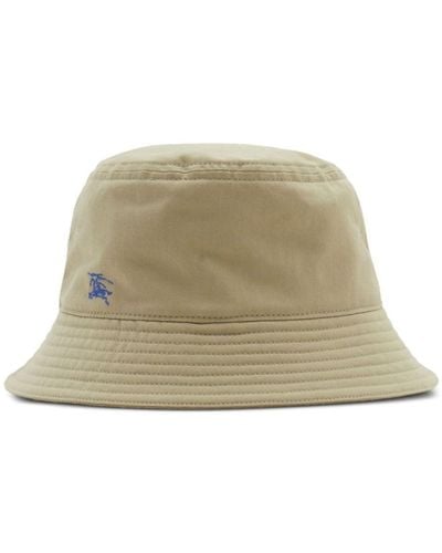 Burberry Ekd Bucket Hat - Natural