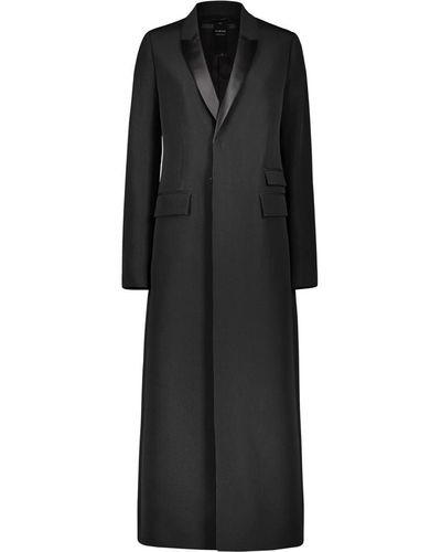 SAPIO Panama Smocking Coat Clothing - Black