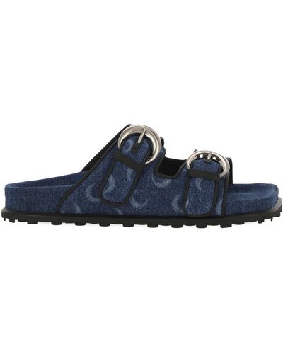 Marine Serre Sandals - Blue