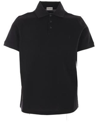 Saint Laurent T-Shirts And Polos - Black