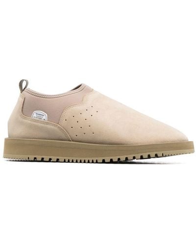 Suicoke Ankle-sock Style Loafers - Natural