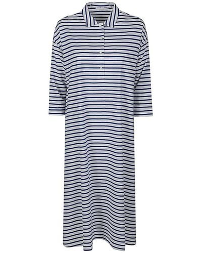 Shirt C-zero Cotton Polo Dress - Blue