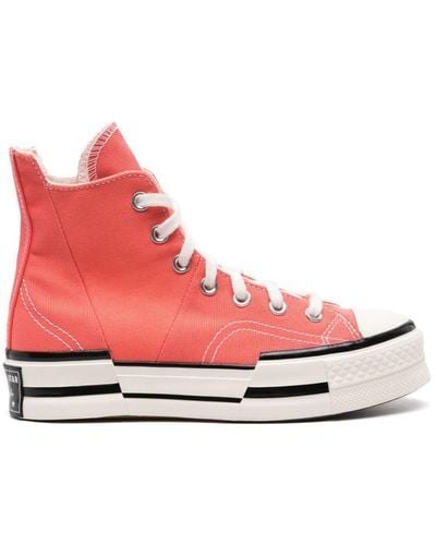 Converse Chuck 70 Plus Hi Sneakers - Pink