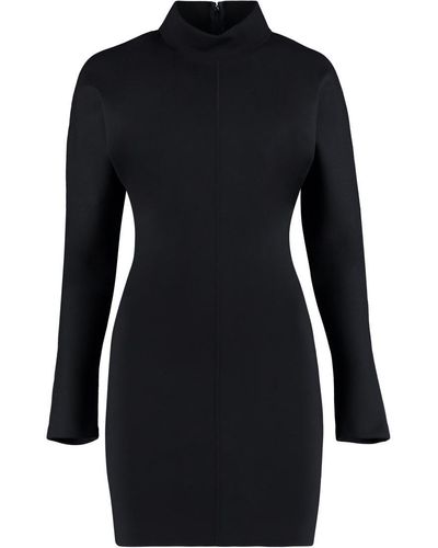 Saint Laurent Knitted Dress - Black