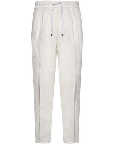 Brunello Cucinelli Pants - White